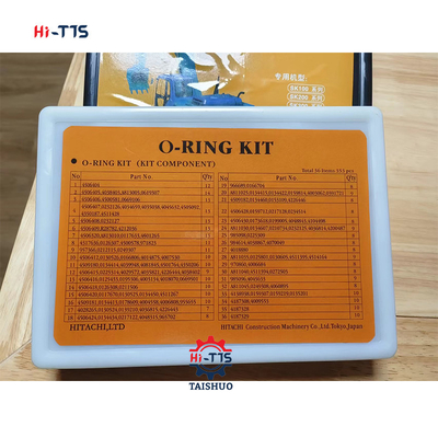 Excavateur O-Ring Box 36 articles 353pcs Excavateur pour Hitachi O-Ring Kit