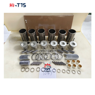 6D14T Kit moteur pour excavatrice E120 E140 E180 Forge, piston, anneau, soupapes, boîtier, boîtier complet