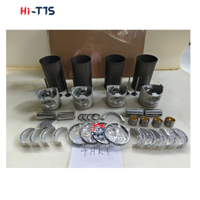 Kit de moteur 4HK1 pour EX200-3 EX210-3 EX240-3 Excavator Liner, piston, anneau, soupapes, boîtier, boîtier complet