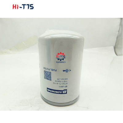 Filtre à carburant 6732-71-6220 6732-71-6111 6138-71-6110 Pour les pièces de moteurs de pelleteuses S6D10