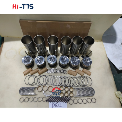 DE12 Nom de la pièce du moteur de l'excavateur Kit de garniture de cylindre complet avec garniture de vannes à piston à anneau