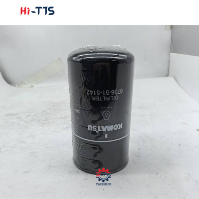 Filtre à huile 6736-51-5142 600-211-1231 Pour PC200-8 PC200-7 Pièces de moteur de pelle