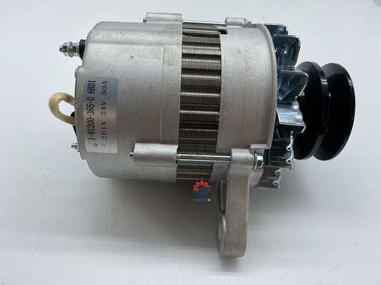 Excavatrice Engine Parts de générateur d'EX200-1 6BD1 1-81200365-0 1812003650 alternateur de 24V 30A