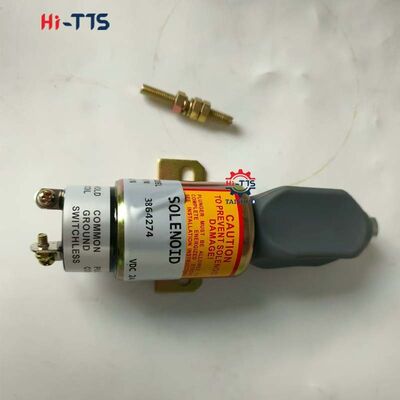 Hi-TTS New 24V Fuel Shutdown Solenoid Valve 3864274 for NT855 KTA19 KTA38 K50 Diesel Engine Construction Machinery