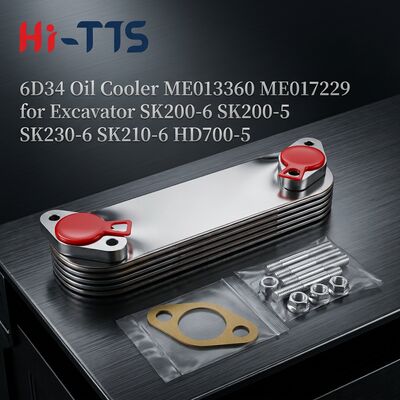 Bon prix 5P 6D34 refroidisseur d'huile ME013360 ME017229 pour excavatrice SK200-6 SK200-5 SK230-6 SK210-6 HD700-5 en ligne