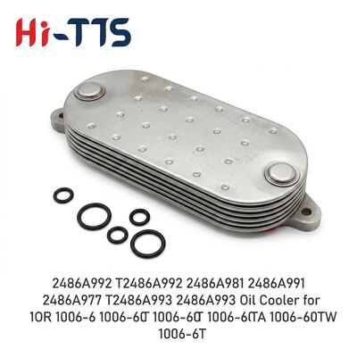 Bon prix Radiateur de refroidissement d'huile en acier inoxydable, pour moteur de voiture et camion, 2486A992 T2486A992 2486A981 2486A991 2486A977 T2486A993 2486A993 en ligne