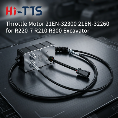Bon prix Moteur d'accélérateur 21EN-32300 21EN-32260 pour pelle R225-7, pièces de machines de Construction, leviers de contrôleur d'accélérateur en ligne