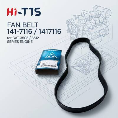Bon prix Pièces d'excavatrice 141-7116 1417116 ventilateur Belit pour 3508 3508B 3508C 3512 3512B 3512C en ligne