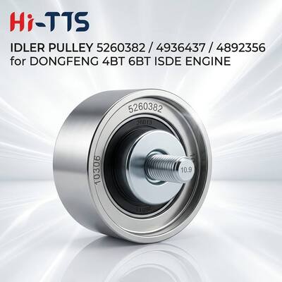 Poulie de renvoi 5260382 4936437 4892356 4936439 du moteur diesel 4BT 6BT ISDE de camion de Dongfeng