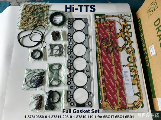 1-87810350-0 1-87811-203-0 1-87810-119-1Jeu de joints complet pour kit de réparation de moteur 6BG1T 6BG1 6BD1